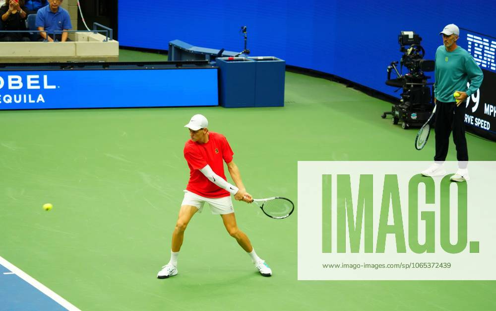 Jannik Sinner practices with coach Darren Cahill 2025 US Open, Thursday Previews, USTA Billie Jean King National Tennis Center, New York, USA - 21 Aug 2025New York Flushing Meadows