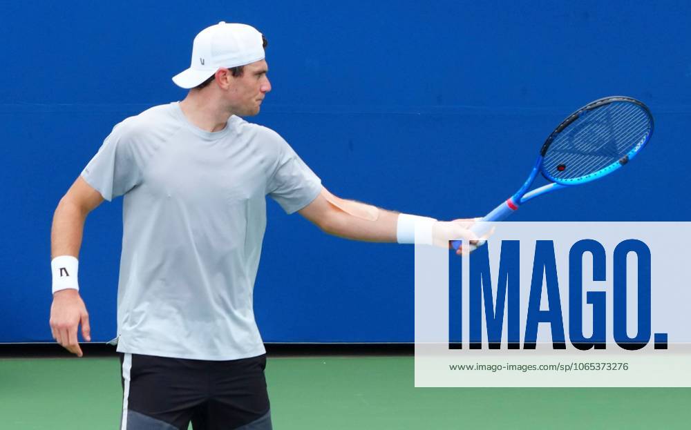 Jack Draper practices with kinesiology tape on his left forearm 2025 US Open, Thursday Previews, USTA Billie Jean King National Tennis Center, New York, USA - 21 Aug 2025New York Flushing Meadows