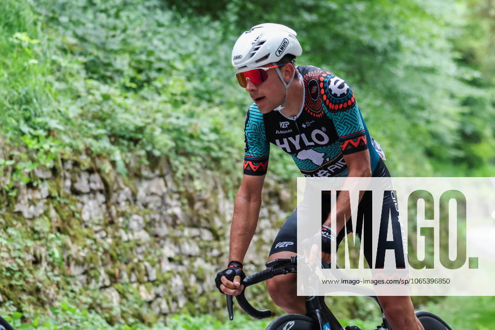 Cycling UCI ProSeries Men Elite LIDL Deutschland Tour 2025 Stage 2 Herford Arnsberg on 22 08 2025 LÃ o Bouvier BIKE AID