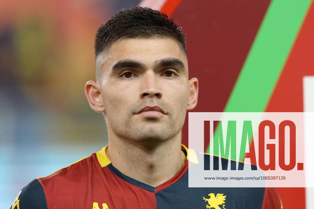JOHAN VASQUEZ, Genoa, Coppa Italia, Italian Cup, 2025-26, Genoa vs Vicenza 3-0, 15-08-2025, Primo piano, Head shot, Close up COPPA ITALIA 2025-26 GENOA-VICENZA 3-0