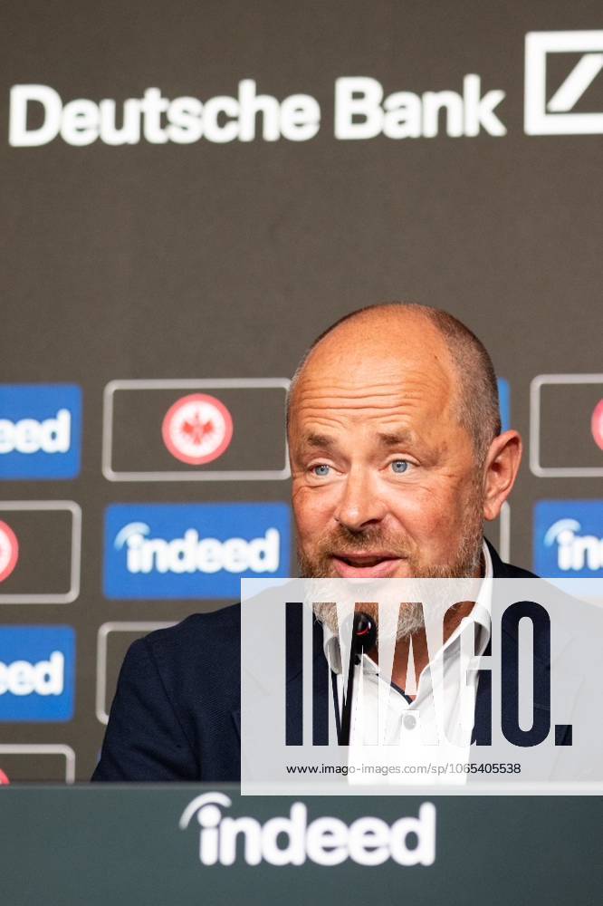 2025 08 22 Football 1 Bundesliga Eintracht Frankfurt season kick-off press conference with board spokesman Axel Hellmann v l , Indeed Frank Hensgens is satisfied