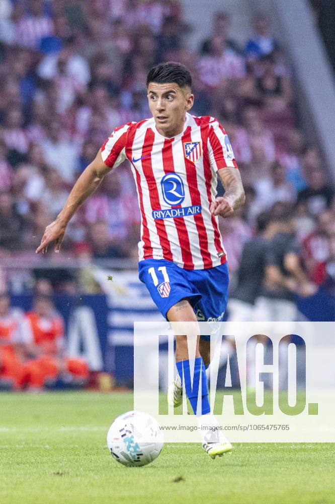 THIAGO ALMADA of ATLETICO DE MADRID during the match belonging to La Liga season 25 26 EA soccer â€oeATLETICO DE MADRID - ELCHE C.F.†held on August 23, 2025, at the Riyadh Air Metropolitano, Madrid, Spain. Madrid Spain - ZUMAc312 20250823_zsp_c312_160