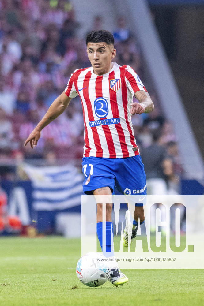 THIAGO ALMADA of ATLETICO DE MADRID during the match belonging to La Liga season 25 26 EA soccer â€oeATLETICO DE MADRID - ELCHE C.F.†held on August 23, 2025, at the Riyadh Air Metropolitano, Madrid, Spain. Madrid Spain - ZUMAc312 20250823_zsp_c312_164