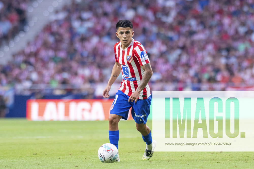 THIAGO ALMADA of ATLETICO DE MADRID during the match belonging to La Liga season 25 26 EA soccer â€oeATLETICO DE MADRID - ELCHE C.F.†held on August 23, 2025, at the Riyadh Air Metropolitano, Madrid, Spain. Madrid Spain - ZUMAc312 20250823_zsp_c312_167