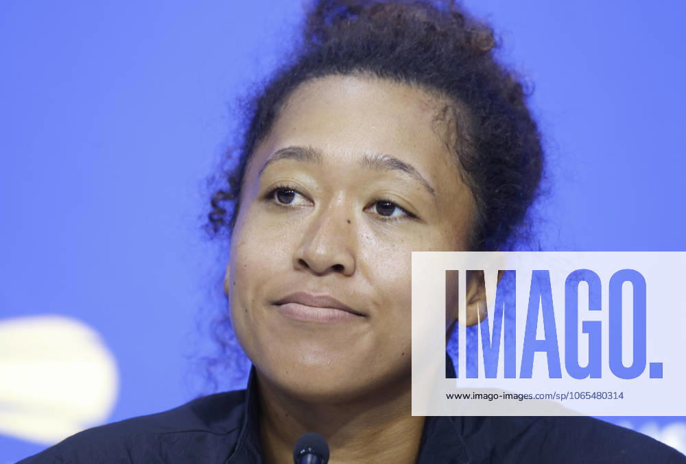 Naomi Osaka of Japan speaks at a press conference, PK, Pressekonferenz in Arthur Ashe Stadium at the 2025 US Open Tennis Championship at the USTA Billie Jean King National Tennis Center in New York City on Saturday, August 23, 2025 in New York City. NYP20250823117 JOHNxANGELILLO