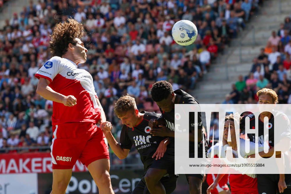2025-08-24 FC Utrecht v Excelsior Rotterdam - Dutch Eredivisie UTRECHT, NETHERLANDS - AUGUST 24: Miguel Rodriguez of FC Utrecht scoring his teams first goal during the Dutch Eredivisie match between FC Utrecht and Excelsior Rotterdam at Stadion de Galgenwaard on August 24, 2025 in Utrecht, Netherlands. Utrecht Stadion de Galgenwaard Netherlands Content not available for redistribution in The Netherlands directly or indirectly through any third parties.