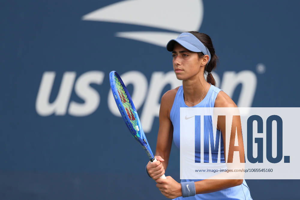OLGA DANILOVIC of Serbia during the match against M. Uchijima of Japan in the first round of US Open 2025 at the USTA Billie Jean King National Tennis Center. Queens, New York City. New York City United States - ZUMAc278 20250824_zsp_c278_023