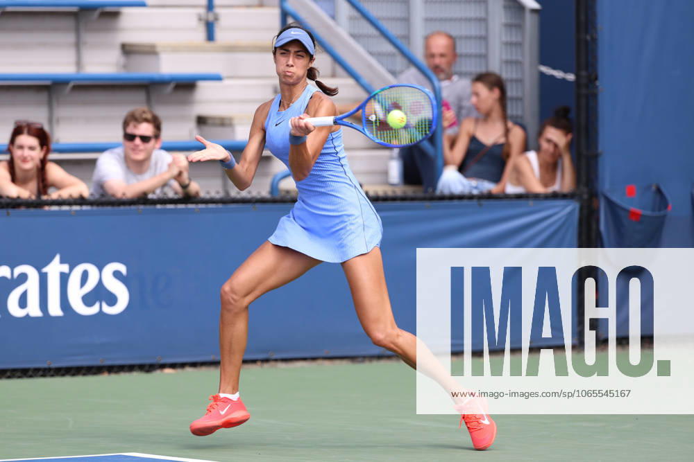 OLGA DANILOVIC of Serbia during the match against M. Uchijima of Japan in the first round of US Open 2025 at the USTA Billie Jean King National Tennis Center. Queens, New York City. New York City United States - ZUMAc278 20250824_zsp_c278_024