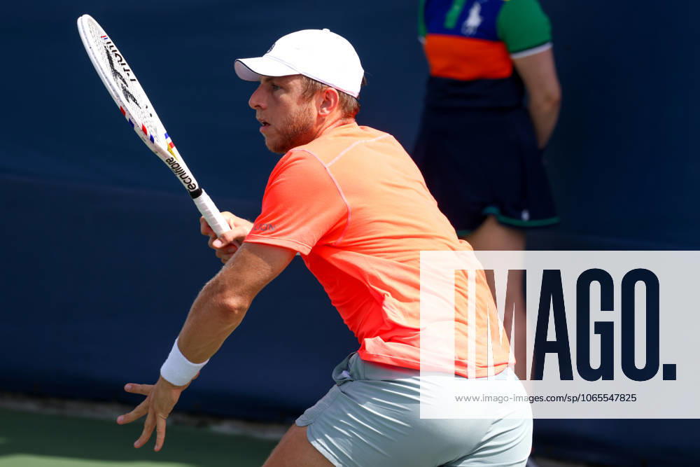 2025-08-25 2025 US Open NEW YORK, UNITED STATES - AUGUST 25: Tallon Griekspoor of the Netherlands during Day 1 of the 2025 US Open at USTA Billie Jean King National Tennis Center on August 25, 2025 in New York, United States. (Photo by Adam Stoltman BSR Agency) New York United States Content not available for redistribution in The Netherlands directly or indirectly through any third parties.