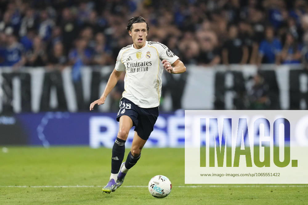 Real Oviedo v Real Madrid CF - LaLiga EA Sports Alvaro Carreras left-back of Real Madrid and Spain during the La Liga EA Sports match between Real Oviedo and Real Madrid CF at Carlos Tartiere on August 24, 2025 in Oviedo, Spain. Oviedo Spain