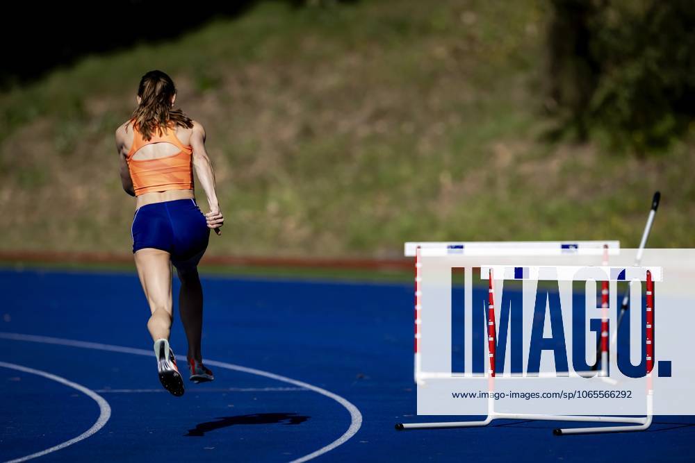 ARNHEM - Femke Bol during an open training session as part of the team presentation for the World Athletics Championships in Tokyo, Japan. ANP ROBIN VAN LONKHUIJSEN ANPxSportx IVx 534092184 originalFilename: 534092184