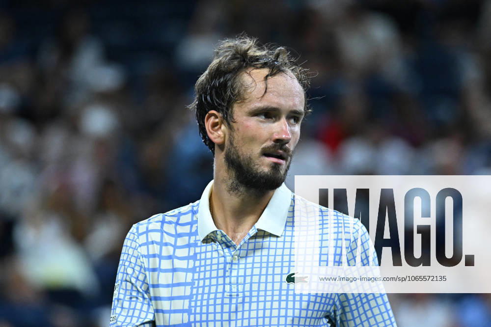 2025 US Open Tennis - Day 1 Daniil Medvedev (RUS) during his first round match at the 2025 US Open at Billie Jean National Tennis Center in New York City, NY, USA, on August 24, 2025. Photo by Corinne Dubreuil ABACAPRESS.COM New York United States