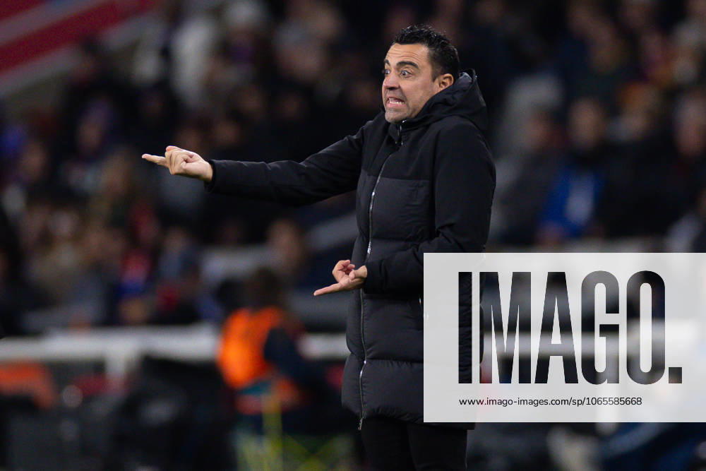 FC Barcelona, Barca v Atletico de Madrid: LaLiga BARCELONA, SPAIN - DEC 3: Xavi Hernandez of FC Barcelona during the Spanish La Liga league football match between FC Barcelona vs Atletico de Madrid at the Lluis Companys stadium in Barcelona, Spain on December 3, 2023. Catalonia Spain. Editorial use only. Please get in touch for any other usage.