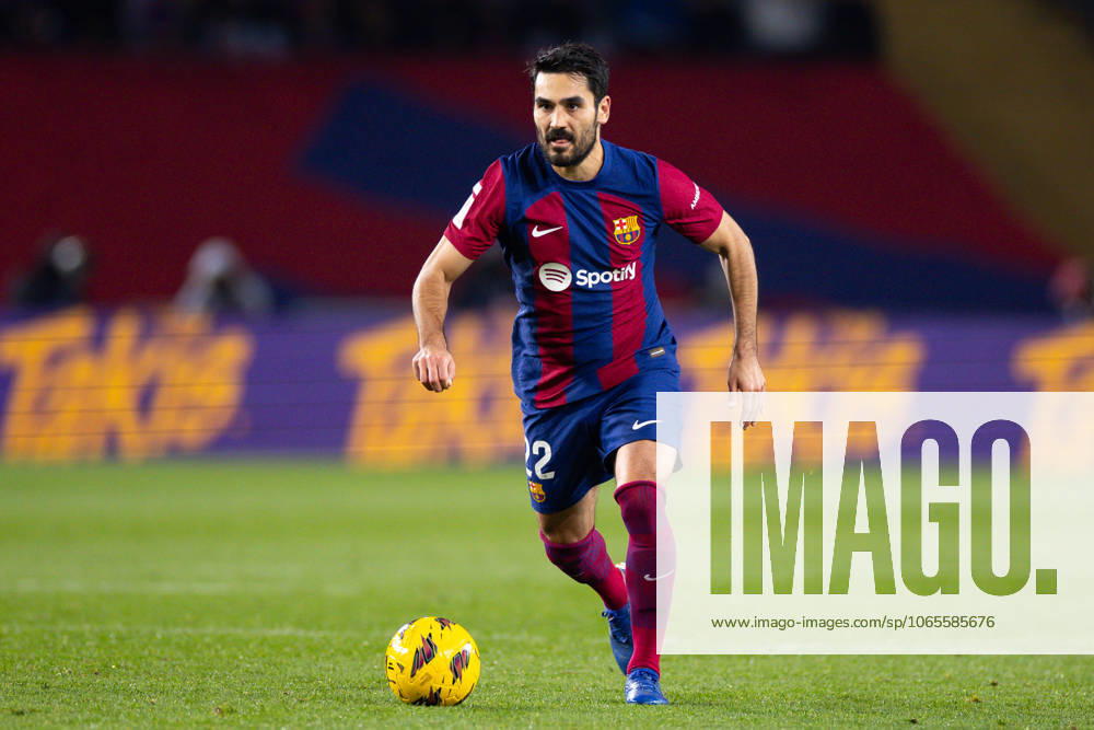 FC Barcelona, Barca v Atletico de Madrid: LaLiga BARCELONA, SPAIN - DEC 3: Ilkay Gundogan of FC Barcelona in action during the Spanish La Liga league football match between FC Barcelona vs Atletico de Madrid at the Lluis Companys stadium in Barcelona, Spain on December 3, 2023. Catalonia Spain. Editorial use only. Please get in touch for any other usage.