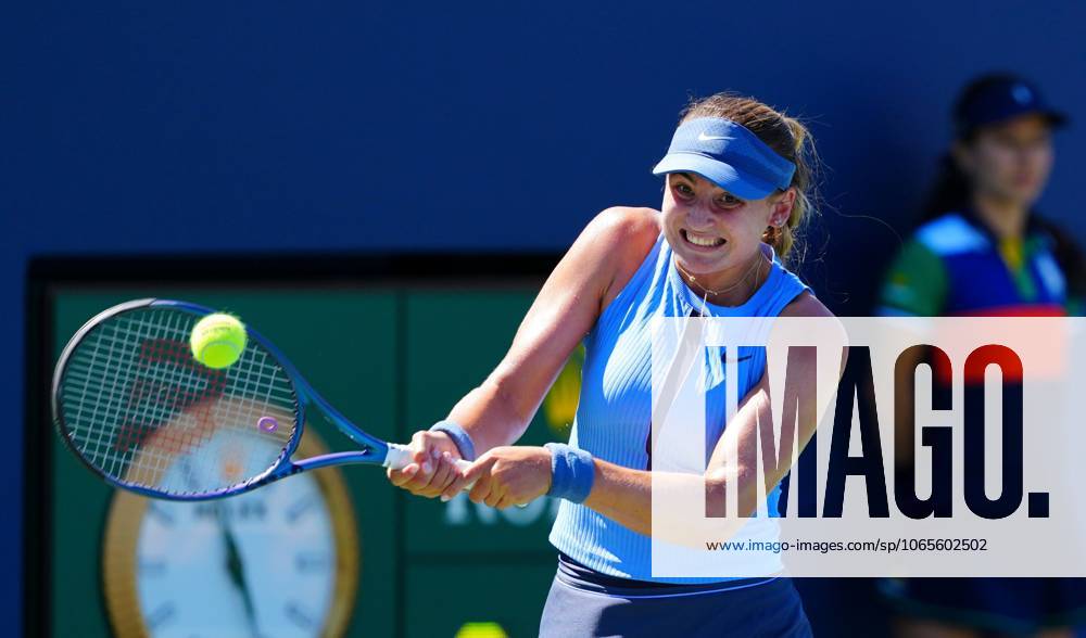 Victoria Jimenez Kasintseva in firt round action 2025 US Open, Day Three, USTA Billie Jean King National Tennis Center, New York, USA - 26 Aug 2025New York USTA Billie Jean King National T New York (NY) United States of America