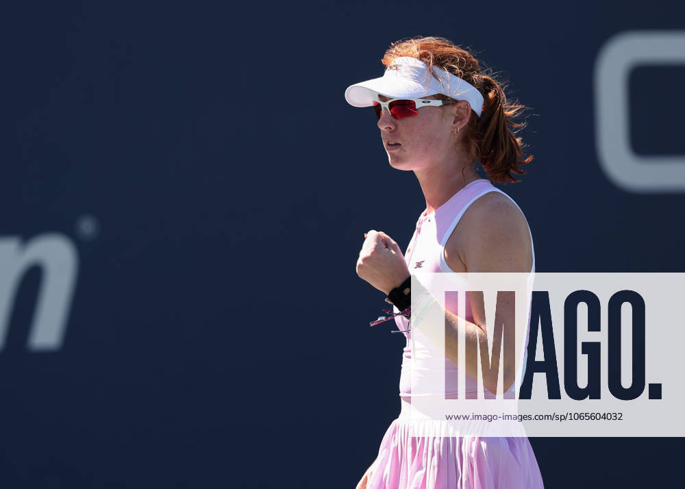 Maya Joint AUS makes a fist and cheers, cheers, joy, emotion, USTA Billie Jean King National Tennis Center, Flushing Meadows, New York, USA