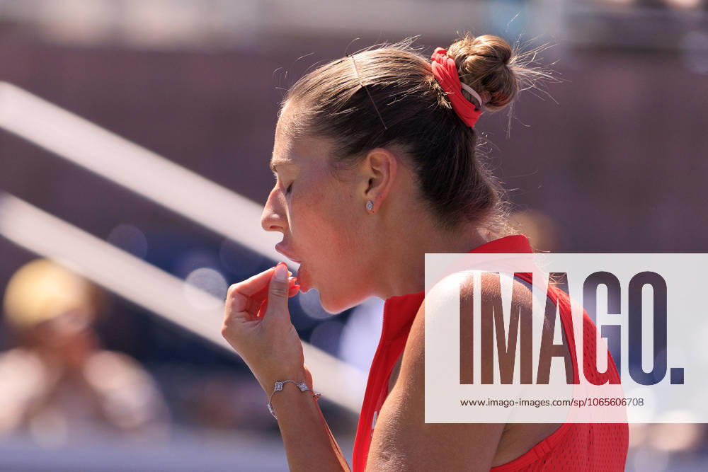 Marta Kostyuk during a match against Katie Boulter on Day 3 of the 2025 US Open at USTA Billie Jean King National Tennis Center on Tuesday August 26, 2025 in the Flushing neighborhood of the Queens borough of New York City. JAVIER ROJAS PI Flushing Meadows USA - ZUMAp124 20250826_zaa_p124_030