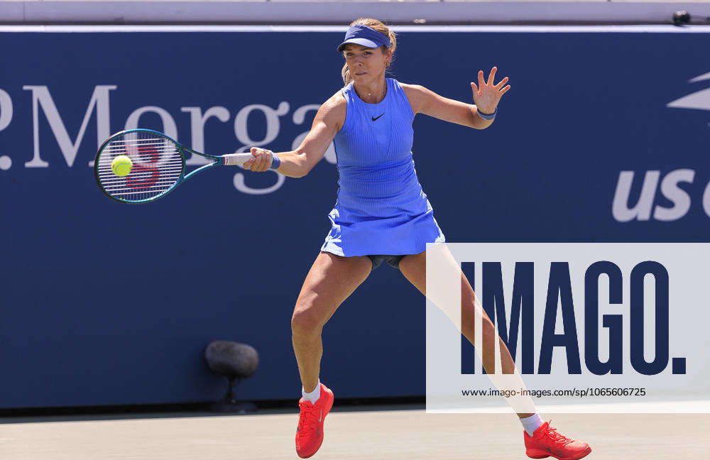 Katie Boulter during a match against Marta Kostyuk on Day 3 of the 2025 US Open at USTA Billie Jean King National Tennis Center on Tuesday August 26, 2025 in the Flushing neighborhood of the Queens borough of New York City. JAVIER ROJAS PI Flushing Meadows USA - ZUMAp124 20250826_zaa_p124_038