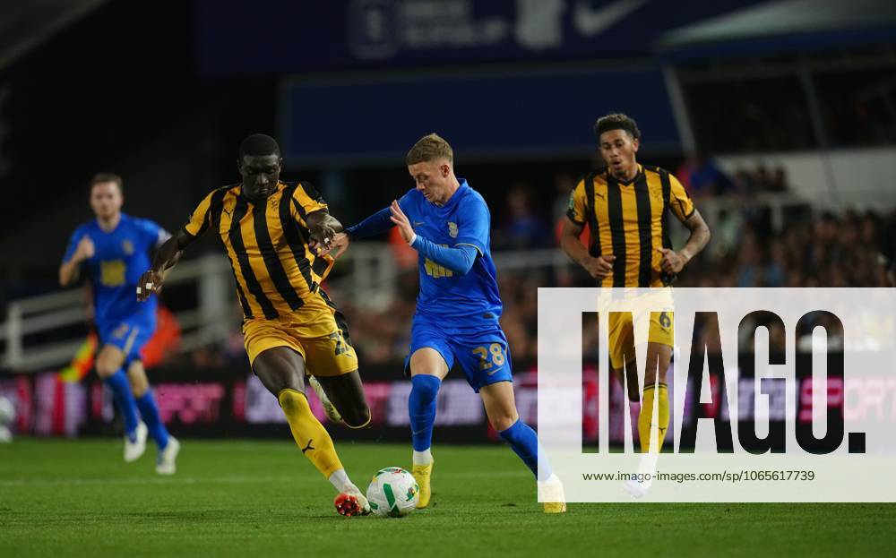 Jesse Debrah of Port Vale and b28 Birmingham City v Port Vale, EFL Carabao Cup, Second Round, Football, St. Andrew s @ Knighthead Park, Birmingham, UK - 26 Aug 2025Birmingham St. Andrew s @ Knighthead Park United Kingdom