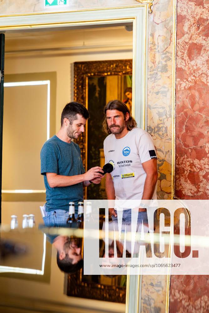 GER, Handball, Men, Season 25 26, Daikin 1 Bundesliga,Press conference of ThSV Eisenach before the first matchday against SC DHfK Leipzig Patrice Rabich Sebastian Hinze ThSV Eisenach,Coach 99817 Eisenach Stadtschloss Eisenach Thueringen Germany