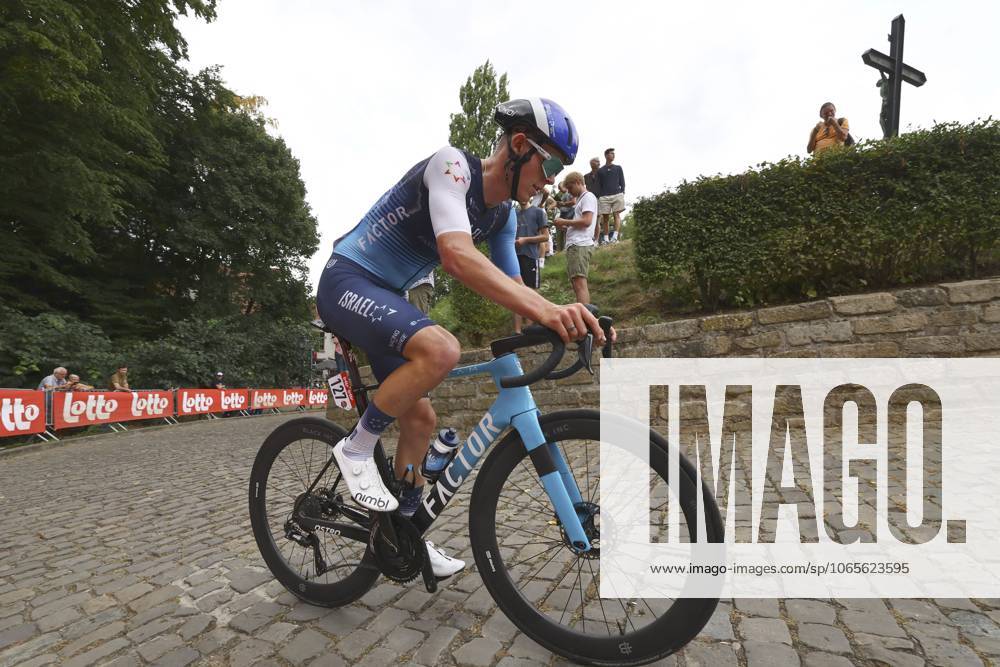 Muur Classic Geraadsbergen 2025 Cycling Race GERAARDSBERGEN, BELGIUM - AUGUST 27 : Tarling Finlay (GBR) of Israel Premier Tech Academy during the 3th edition of Muur Classic Geraardsbergen an UCI Europe Tour 1.1 one day cycling road race for Men Elite of 177.8 km with start in Geraardsbergen and finish in Geraardsbergen on August 27, 2025 in Geraardsbergen, Belgium, 27 08 2025 - GERAARDSBERGEN Belgium