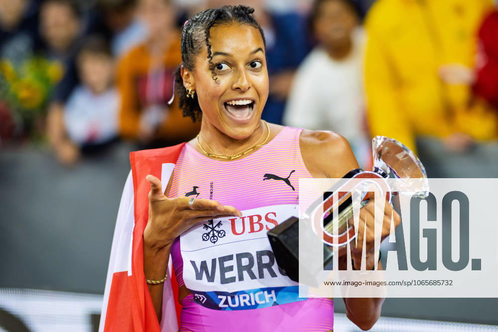 Weltklasse Zürich 2025 28 08 2025 Audrey Werro from Switzerland during the athletics meeting Weltklasse Zürich Diamond League at Letzigrund Stadium, Zurich, Switzerland, on August 28, 2025