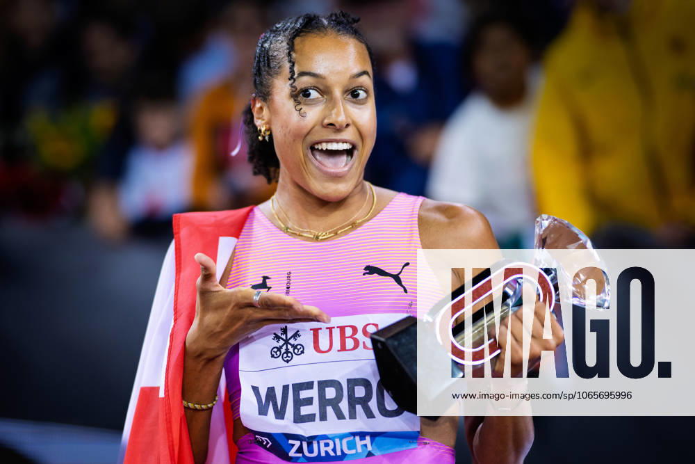 Weltklasse Zürich 2025 28 08 2025 Audrey Werro from Switzerland during the athletics meeting Weltklasse Zürich Diamond League at Letzigrund Stadium, Zurich, Switzerland, on August 28, 2025
