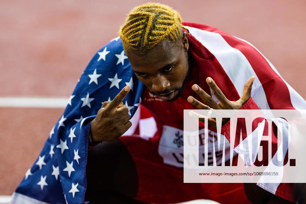 Weltklasse Zürich 2025 28 08 2025 Noah Lyles from the United States during the athletics meeting Weltklasse Zürich Diamond League at Letzigrund Stadium, Zurich, Switzerland, on August 28, 2025