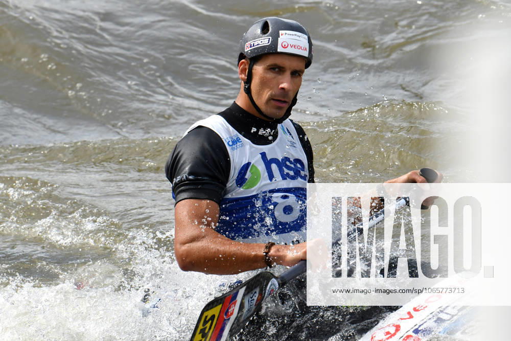 Ljubljana, Slovenia, August 30th 2025, Matej Benus of Slovakia during the Men s Canoe Final at 2025 ICF Canoe Slalom World Cup at Tacen Whitewater Finale, Ljubljana, Slovenia. (Photo by Natasa Kupljenik Sports Press Photo)