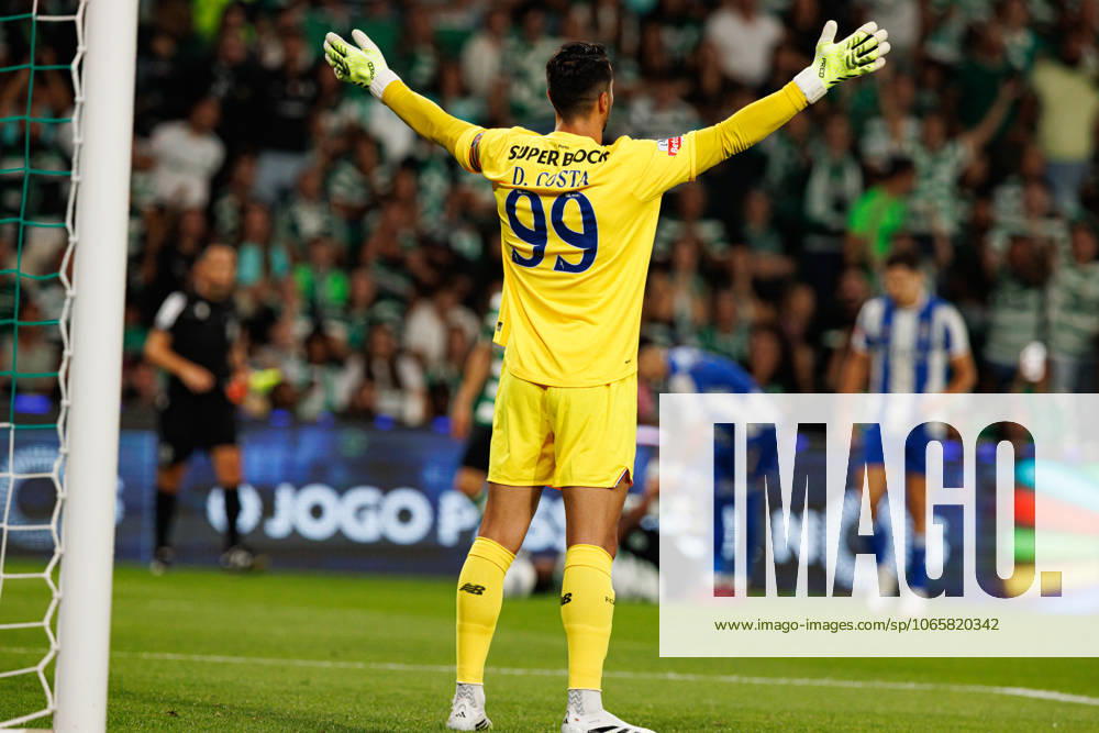 Diogo Costa seen during Liga Portugal game between teams of Sporting CP and FC Porto (Maciej Rogowski Ball Raw Images) Lisbon Estadio Jose Alvalade Portugal