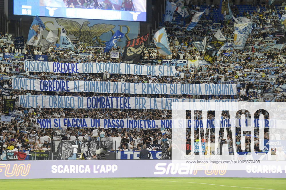 Lazio supporter during the Serie A Enilive soccer match between SS Lazio and Hellas Verona at the Rome s Olympic stadium, Italy - Sunday, August 31, 2025. - Soccer.
