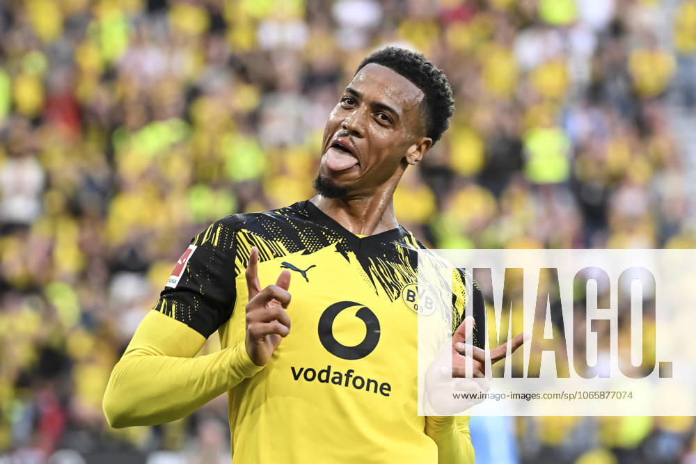 Goal celebration for 3 0 by Felix Nmecha 8 Borussia Dortmund , Borussia Dortmund vs 1 FC Union Berlin, Football, 1 Bundesliga, 02 Matchday, 31 08 2025 DFB regulations prohibit any use of photographs as image sequences and or quasi video Dortmund Nordrhein Westfalen Germany