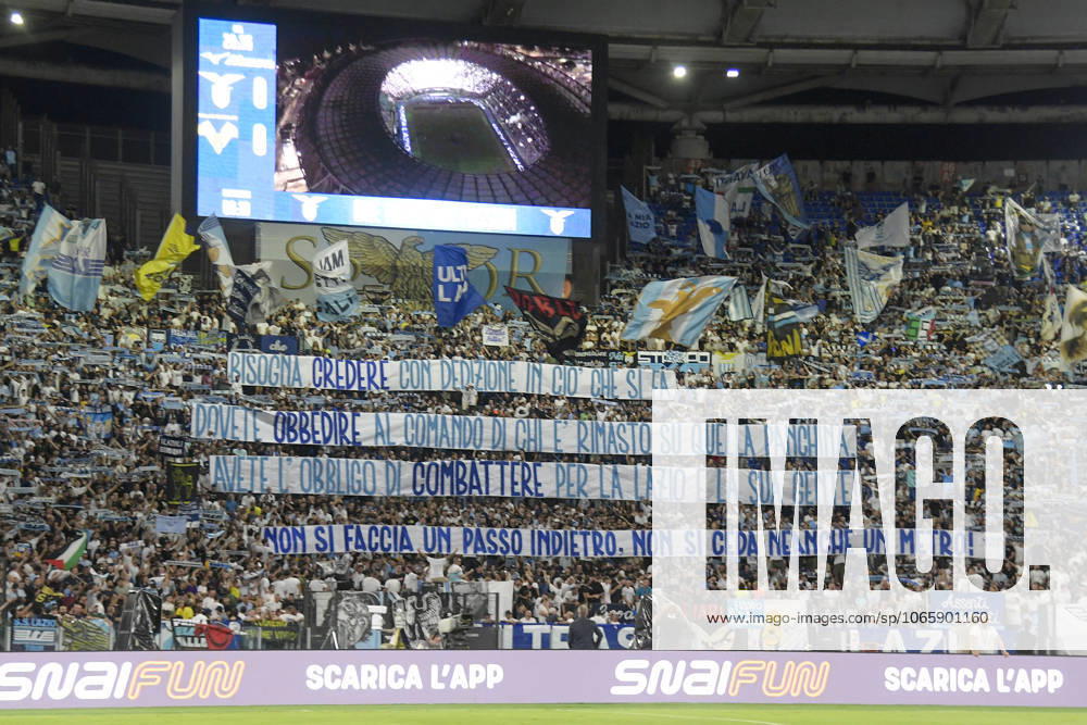 Lazio supporter during the Serie A Enilive soccer match between SS Lazio and Hellas Verona at the Rome s Olympic stadium, Italy - Sunday, August 31, 2025. - Soccer.