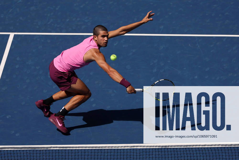 Carlos Alcaraz of Spain in action 2025 US Open, Day Ten, USTA Billie Jean King National Tennis Center, New York, USA - 02 Sept 2025New York USTA Billie Jean King National T New York (NY) United States of America