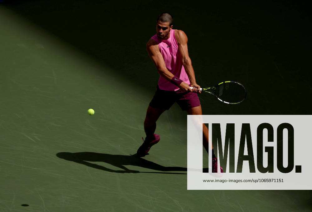Carlos Alcaraz of Spain in action 2025 US Open, Day Ten, USTA Billie Jean King National Tennis Center, New York, USA - 02 Sept 2025New York USTA Billie Jean King National T New York (NY) United States of America