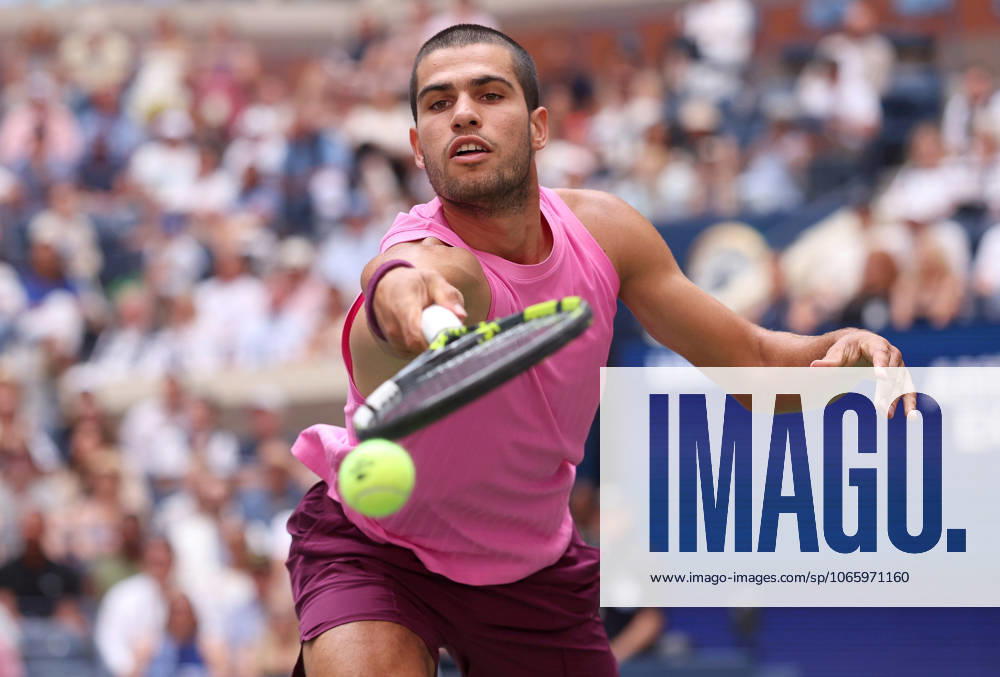 Carlos Alcaraz of Spain in action 2025 US Open, Day Ten, USTA Billie Jean King National Tennis Center, New York, USA - 02 Sept 2025New York USTA Billie Jean King National T New York (NY) United States of America