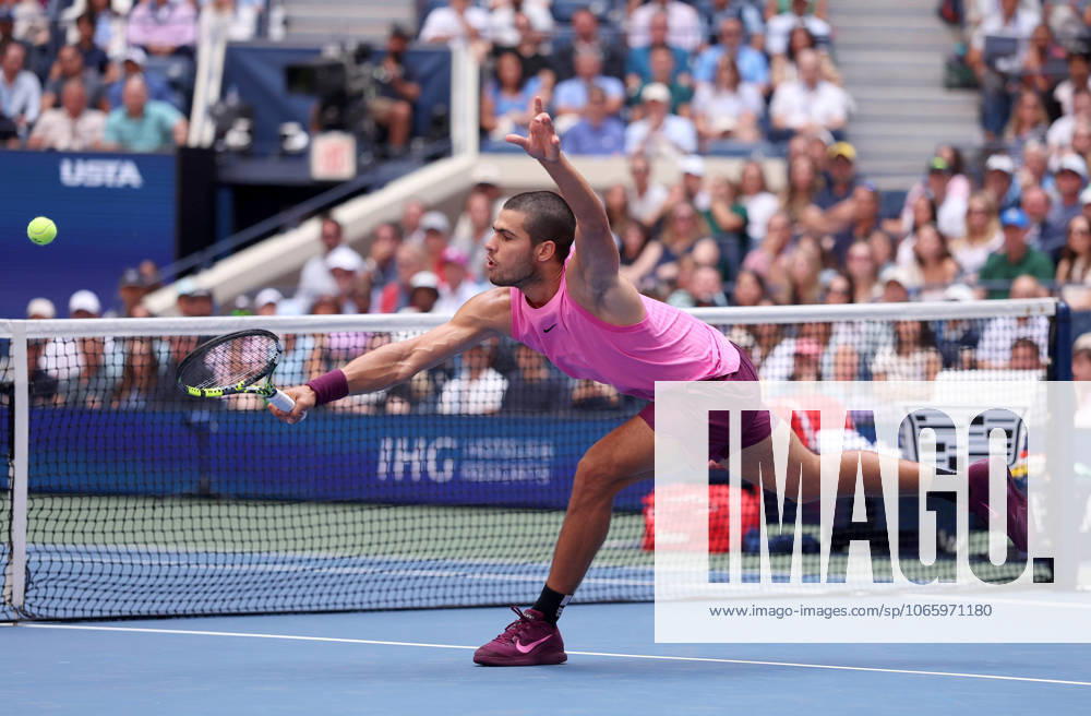 Carlos Alcaraz of Spain in action 2025 US Open, Day Ten, USTA Billie Jean King National Tennis Center, New York, USA - 02 Sept 2025New York USTA Billie Jean King National T New York (NY) United States of America