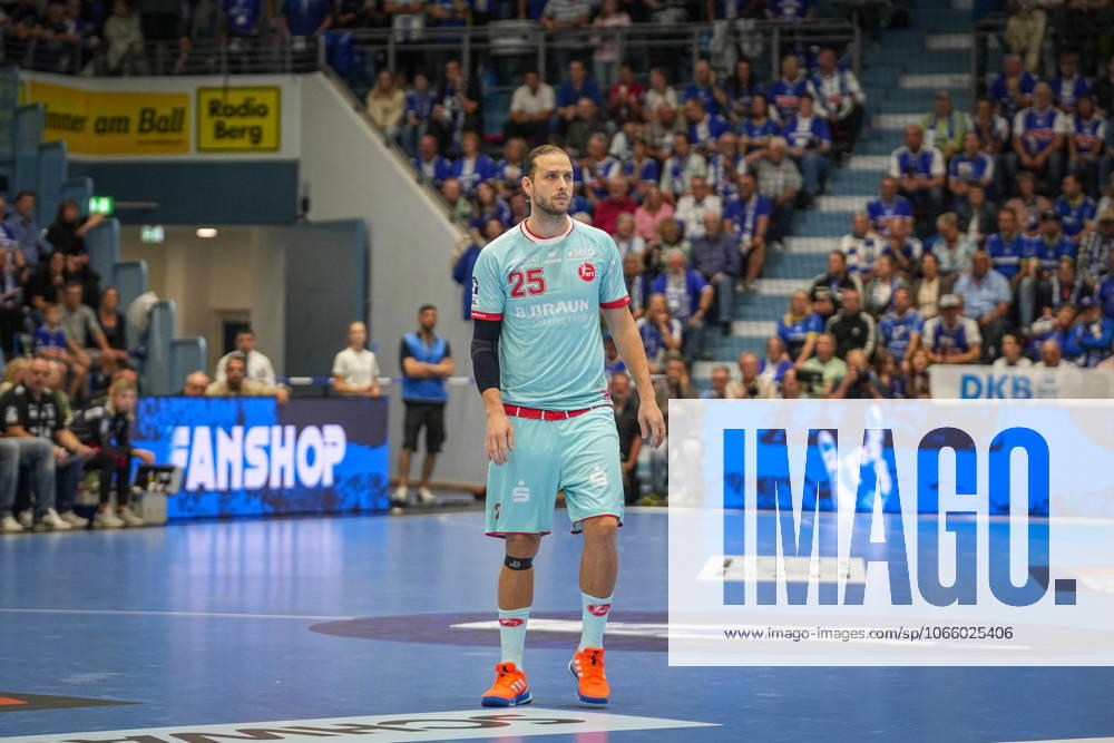 Daikin Handball Bundesliga, VfL Gummersbach MT Melsungen, 03 09 2025 Olle Forsell Schefvert MT Melsungen, 25 , Daikin Handball Bundesliga, VfL Gummersbach MT Melsungen, 03 09 2025, Schwalbe Arena, Gummersbach, Germany