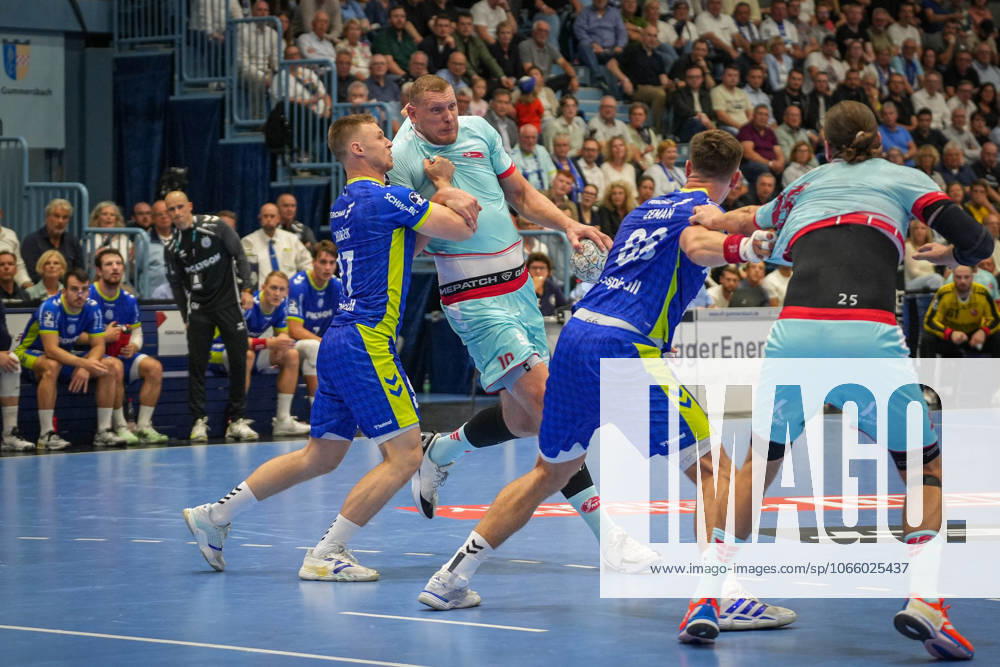 Daikin Handball Bundesliga, VfL Gummersbach MT Melsungen, 03 09 2025 Dainis Kristopans MT Melsungen, 10 , Daikin Handball Bundesliga, VfL Gummersbach MT Melsungen, 03 09 2025, Schwalbe Arena, Gummersbach, Germany