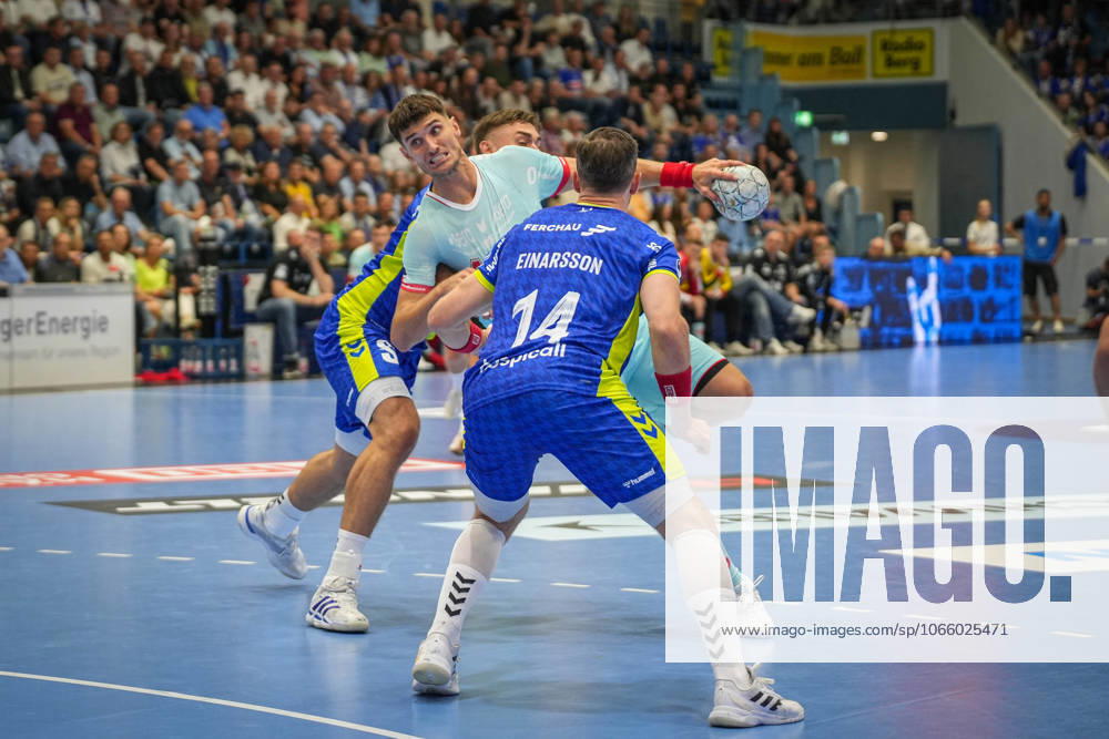 Daikin Handball Bundesliga, VfL Gummersbach MT Melsungen, 03 09 2025 Nikolaj Enderleit MT Melsungen, 4 , Daikin Handball Bundesliga, VfL Gummersbach MT Melsungen, 03 09 2025, Schwalbe Arena, Gummersbach, Germany