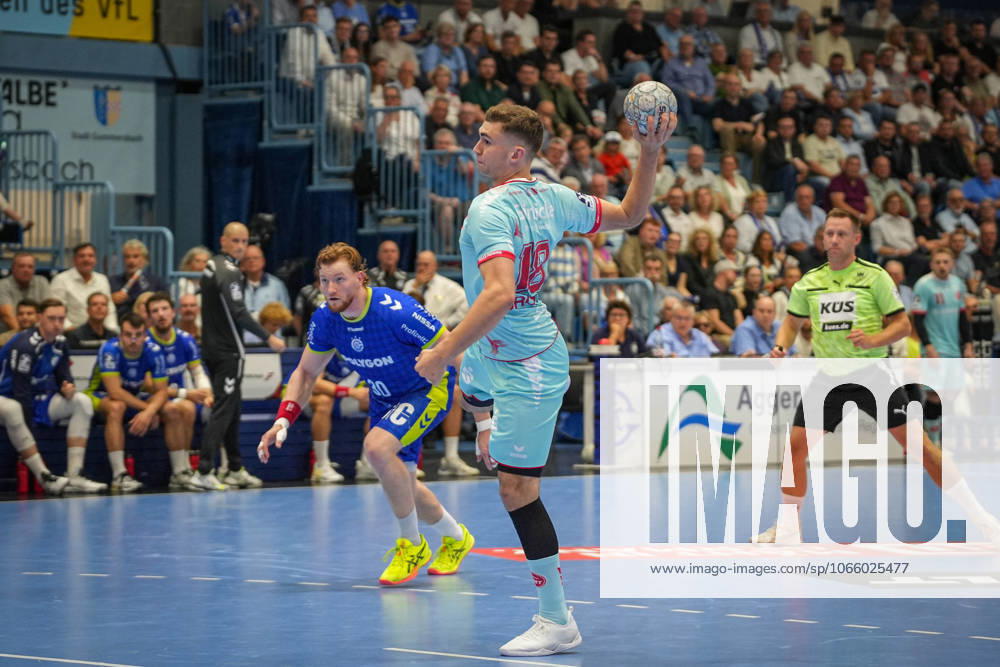 Daikin Handball Bundesliga, VfL Gummersbach MT Melsungen, 03 09 2025 Florian Drosten MT Melsungen, 18 , Daikin Handball Bundesliga, VfL Gummersbach MT Melsungen, 03 09 2025, Schwalbe Arena, Gummersbach, Germany