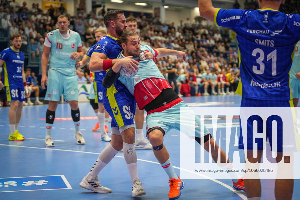 Daikin Handball Bundesliga, VfL Gummersbach MT Melsungen, 03 09 2025 Olle Forsell Schefvert MT Melsungen, 25 , Daikin Handball Bundesliga, VfL Gummersbach MT Melsungen, 03 09 2025, Schwalbe Arena, Gummersbach, Germany