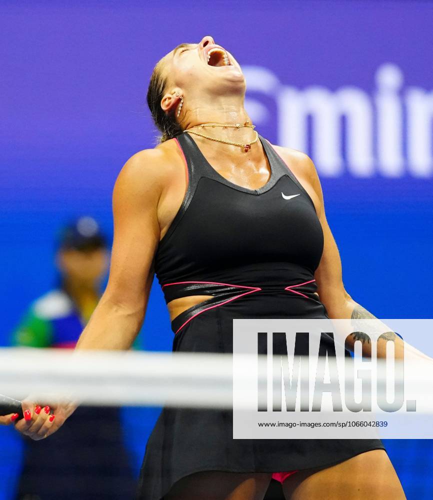 Aryna Sabalenka celebrates her semi final win over Jessica Pegula 2025 US Open, Day Twelve, USTA Billie Jean King National Tennis Center, New York, USA - 04 Sept 2025New York USTA Billie Jean King National T New York (NY) United States of America