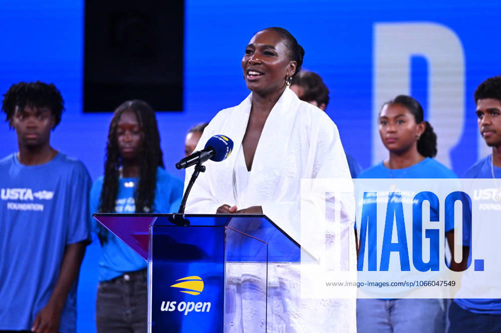 US Open - A Special Ceremony For Venus Williams A special ceremony for Venus Williams (USA) at the 2025 US Open at Billie Jean National Tennis Center in New York City, NY, USA, on September 4, 2025. Photo by Corinne Dubreuil ABACAPRESS.COM New York City United States