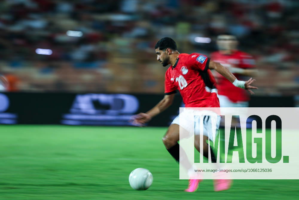 Egypt v Ethiopia - World Cup Qualifiers Ibrahim Adel of Egypt plays during the FIFA World Cup, WM, Weltmeisterschaft, Fussball African qualifiers Match Group A between Egypt and Ethiopia at Cairo International Stadium in Cairo, Egypt, on September 5, 2025. Cairo Egypt