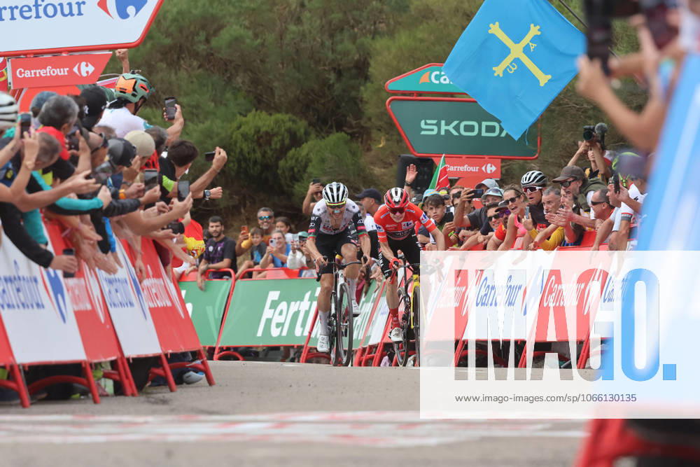Vuelta A Espana; Tappa 14 Aviles - La Farrapona; 2025, Uae Team Emirates - Xrg; 2025, Visma - Lease A Bike; Almeida, Joao; Vingegaard, Jonas; La Farrapona;