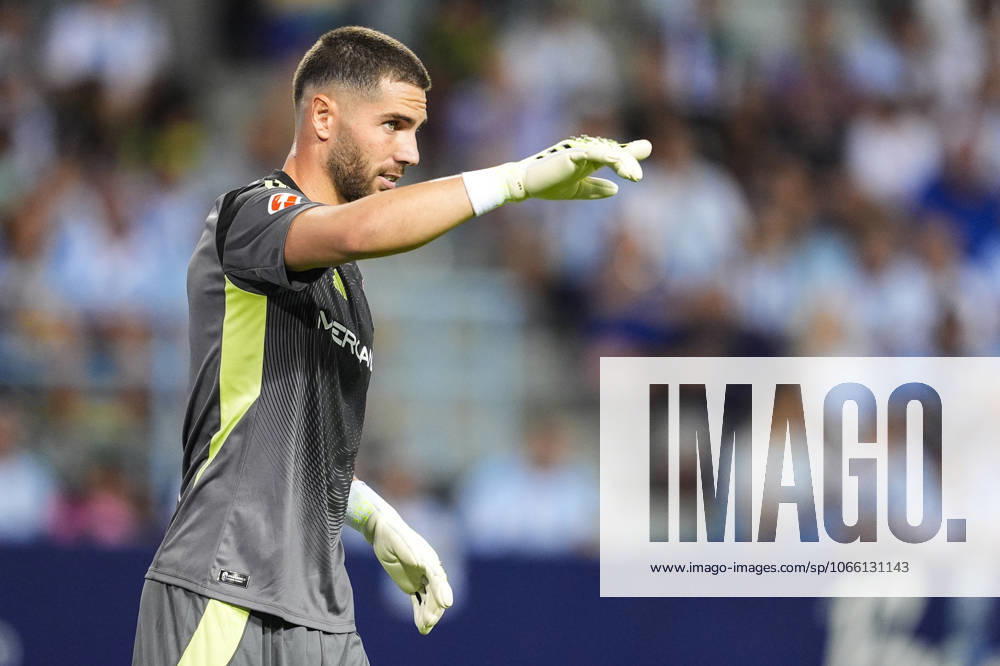 Luca Zidane of Granada CF gestures during the Spanish league, LaLiga Hypermotion, football match played between Malaga CF and Granada CF at La Rosaleda stadium on September 6, 2025, in Malaga, Spain. Malaga SPAIN - ZUMAa181 20250906_zaa_a181_128
