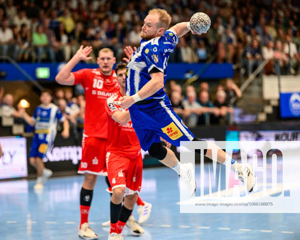 Peter, Walz Kreislaeufer, ThSV Eisenach, 14 GER, Thuringia, ThSV Eisenach v MT Melsungen, 1 Daikin Handballbundesliga, Handball, Matchday 3, Season 2025 2026, 07 09 2025 GER, Thuringia, ThSV Eisenach v MT Melsungen, 1 Daikin Handballbundesliga, Handball, Matchday 3, Season 2025 2026, 07 09 2025 Eisenach