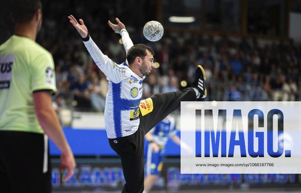 DAIKIN HBL HANDBALL MEN 1 BL 3 GAME DAY THSV EISENACH MT MELSUNGEN p 07 09 2025 Eisenach DAIKIN HBL Handball 1 Bundesliga Herren Saison 2025 2026 3 Spieltag Werner Assmann Halle ThSV Eisenach MT Melsungen im Foto Goalkeeper Matija Spikic 1 ThSV Eisenach Germany Thüringen Eisenach Copyright SaschaxFromm