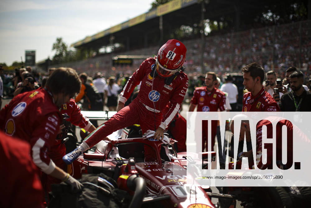 F1 - ITALIAN GRAND PRIX 2025 LECLERC Charles (mco), Scuderia Ferrari SF-25, portrait during the 2025 Formula 1 Pirelli Grand Premio dItalia, 2025 Italian Grand Prix, 16th round of the 2025 FIA Formula One World Championship, WM, Weltmeisterschaft from September 5 to 7, 2025 on the Autodromo Nazionale Monza, in Monza, Italy - MonzaItaly